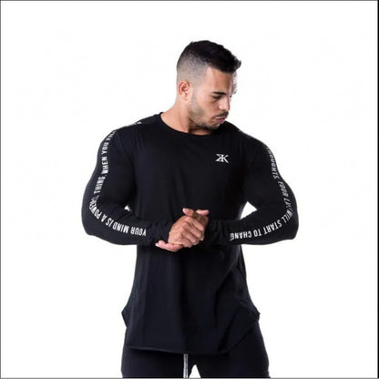 European And American Running Round Neck Slim Fitness Clothes - My Store