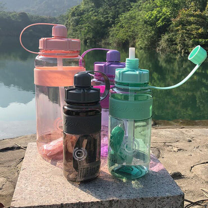 Carrying A Large-capacity Space Cup Water Bottle Convenient Fitness Sports Bottle