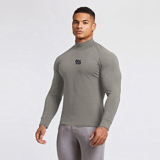 Fitness Long Sleeved Quick Drying Clothes Men's Sports T Shirts Running Training Clothes - My Store