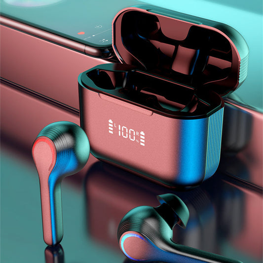 Touch Control Bluetooth Mini Earphones for Sports Music Stereo Digital Display in-ear Wireless Earbuds - My Store