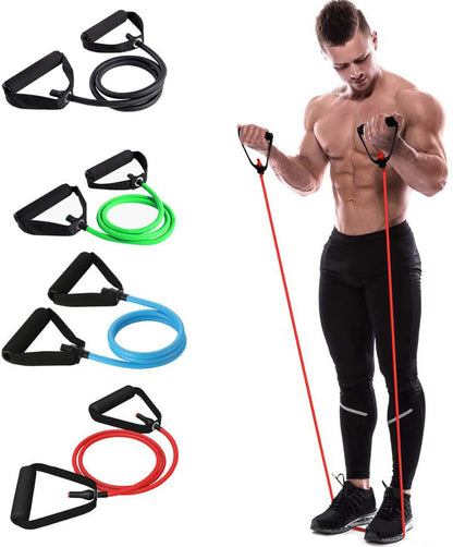 Elastic Rope Fitness Men And Women Elastic Band Strength Training Household Equipment Rally Device Thin Arms - My Store