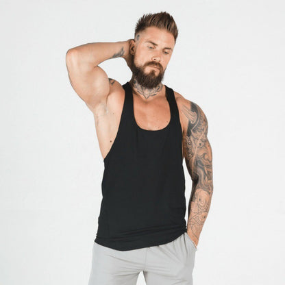 Men's Sports Vest Sleeveless Top Suspenders Fitness Clothes - My Store