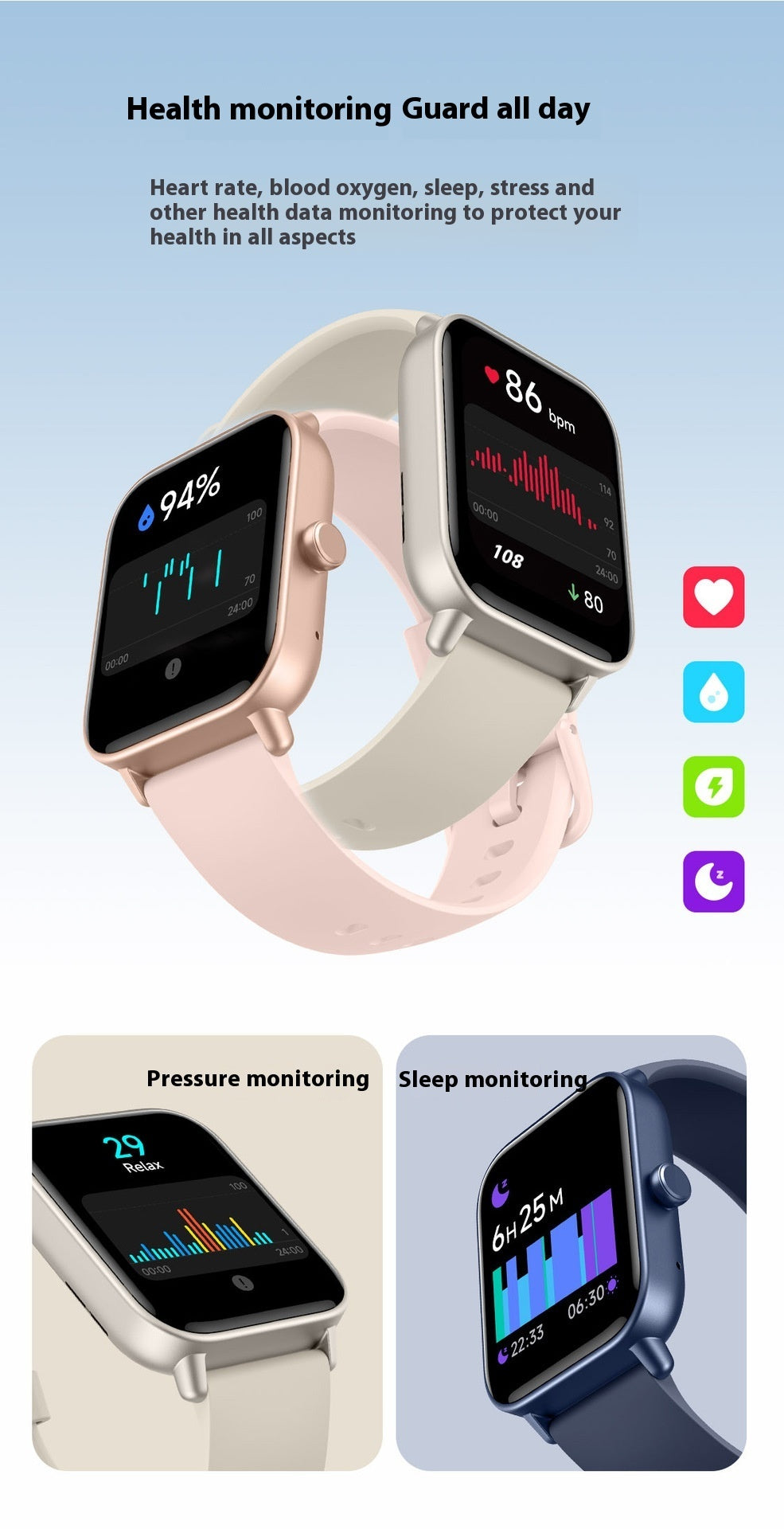 Multi Functional Sports Mode Smartwatch - My Store