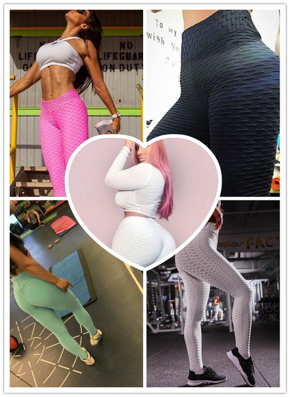 Booty Lifting Anti Cellulite Scrunch Leggings Without Pocket - My Store