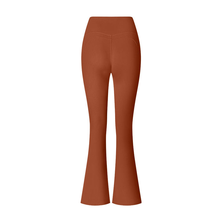 Women's Flared Pants Yoga High Waist Slim Tight Trousers Fitness Sports Clothing - My Store