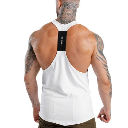 Men's Sports Vest Sleeveless Top Suspenders Fitness Clothes - My Store