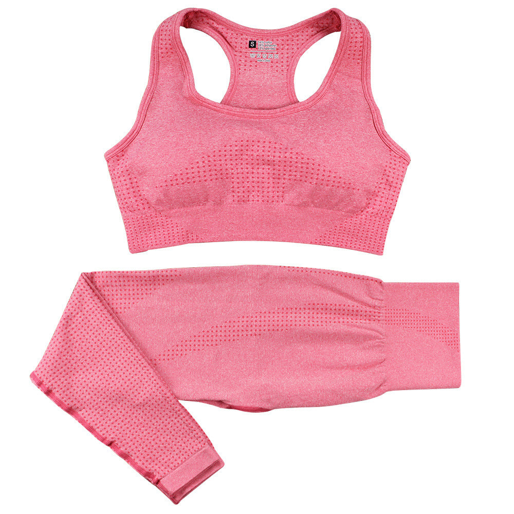 2PCS Seamless Yoga Set Women Tracksuit - Muscle Gain Cy eStore