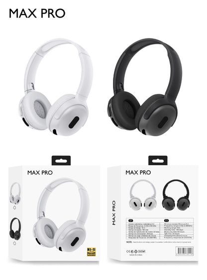 Foldable Wireless Headphones Bluetooth Sports Earphones Hifi Stereo Noise Cancelling Headphones With Mic Over Ear Gamer Headsets - My Store