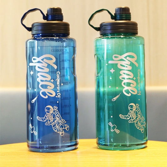 Outdoor Fitness Large Capacity Plastic Sports Water Bottle