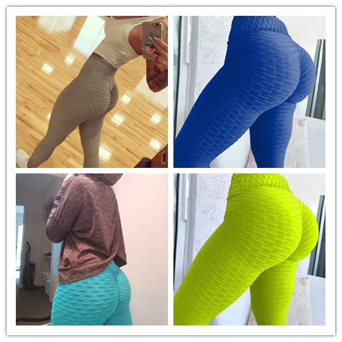 Booty Lifting Anti Cellulite Scrunch Leggings Without Pocket - My Store