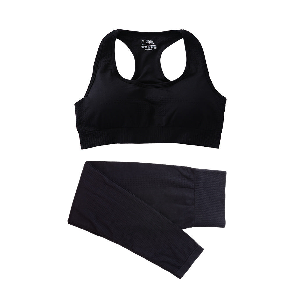 2PCS Seamless Yoga Set Women Tracksuit - Muscle Gain Cy eStore
