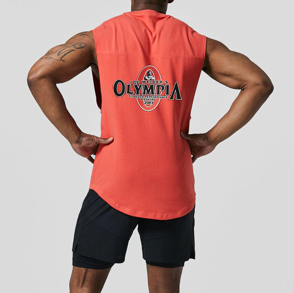 Muscle Fitness Training Vest Sleeveless