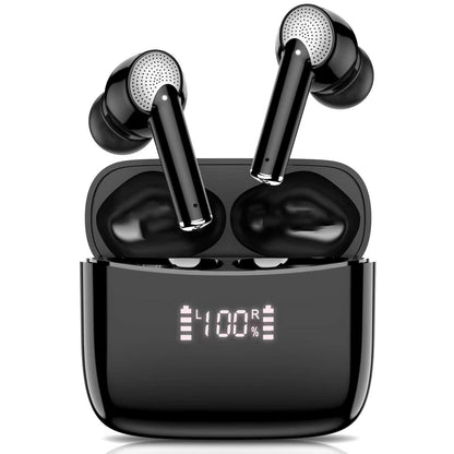 Touch Control Bluetooth Mini Earphones for Sports Music Stereo Digital Display in-ear Wireless Earbuds - My Store