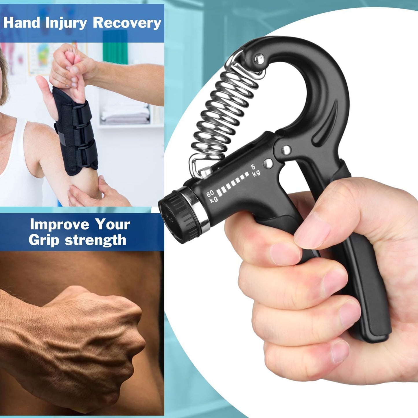 Adjustable Hand-muscle Developer Men's Professional Finger - Muscle Gain Cy eStore