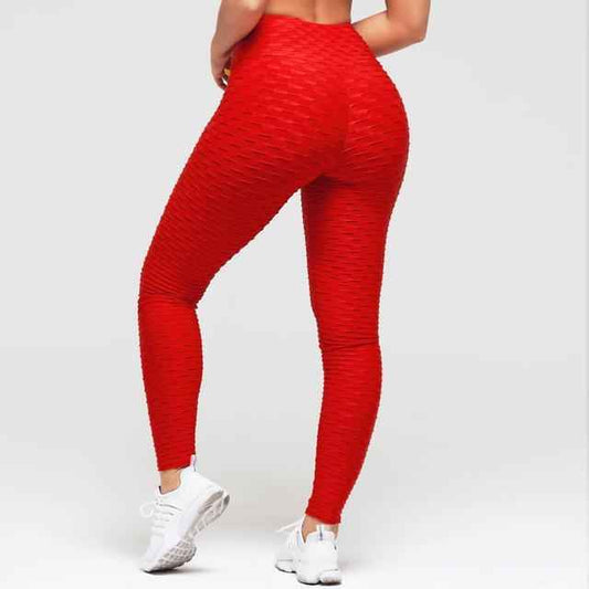 Booty Lifting Anti Cellulite Scrunch Leggings Without Pocket - Muscle Gain Cy eStore