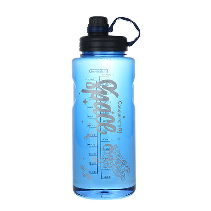 Outdoor Fitness Large Capacity Plastic Sports Water Bottle