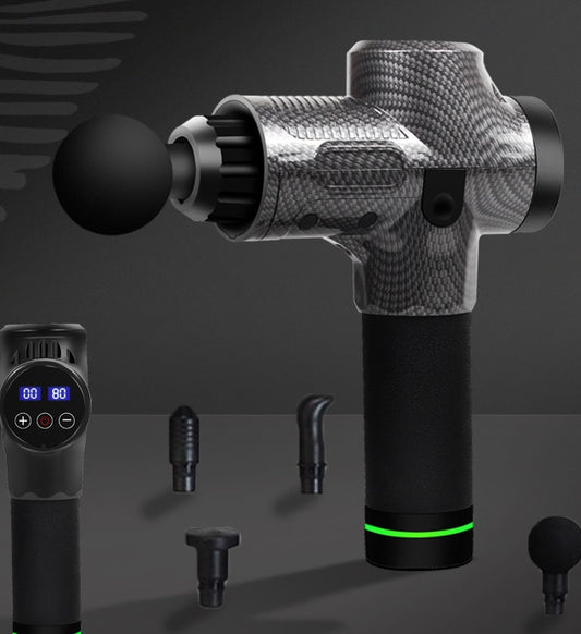 Body Massage Gun Electric Exercising Muscle Fascia Gun Heads - Muscle Gain Cy eStore