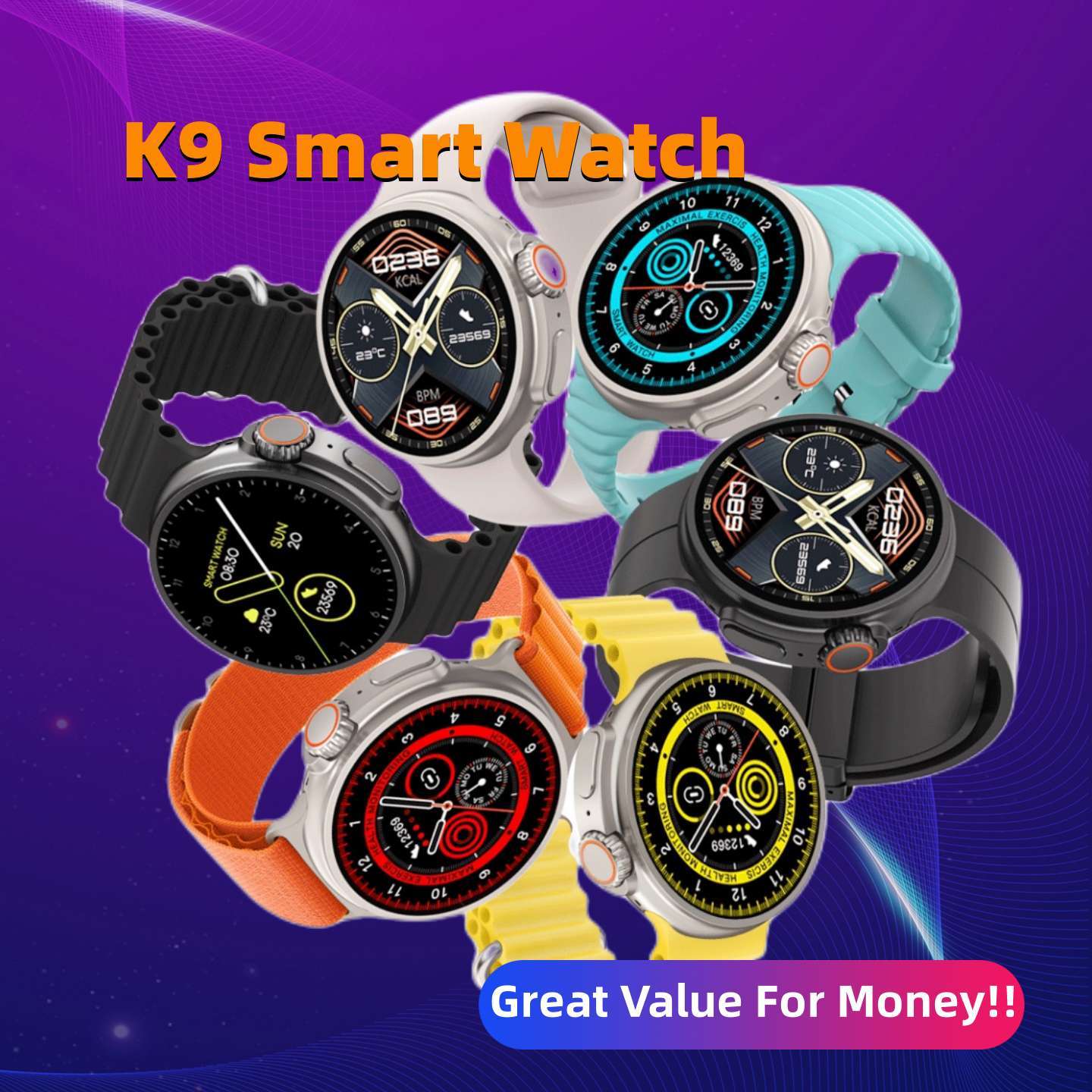 K099 Smart Pro smartwatch with NFC Payment by Muscle Gain Cy - Muscle Gain Cy eStore
