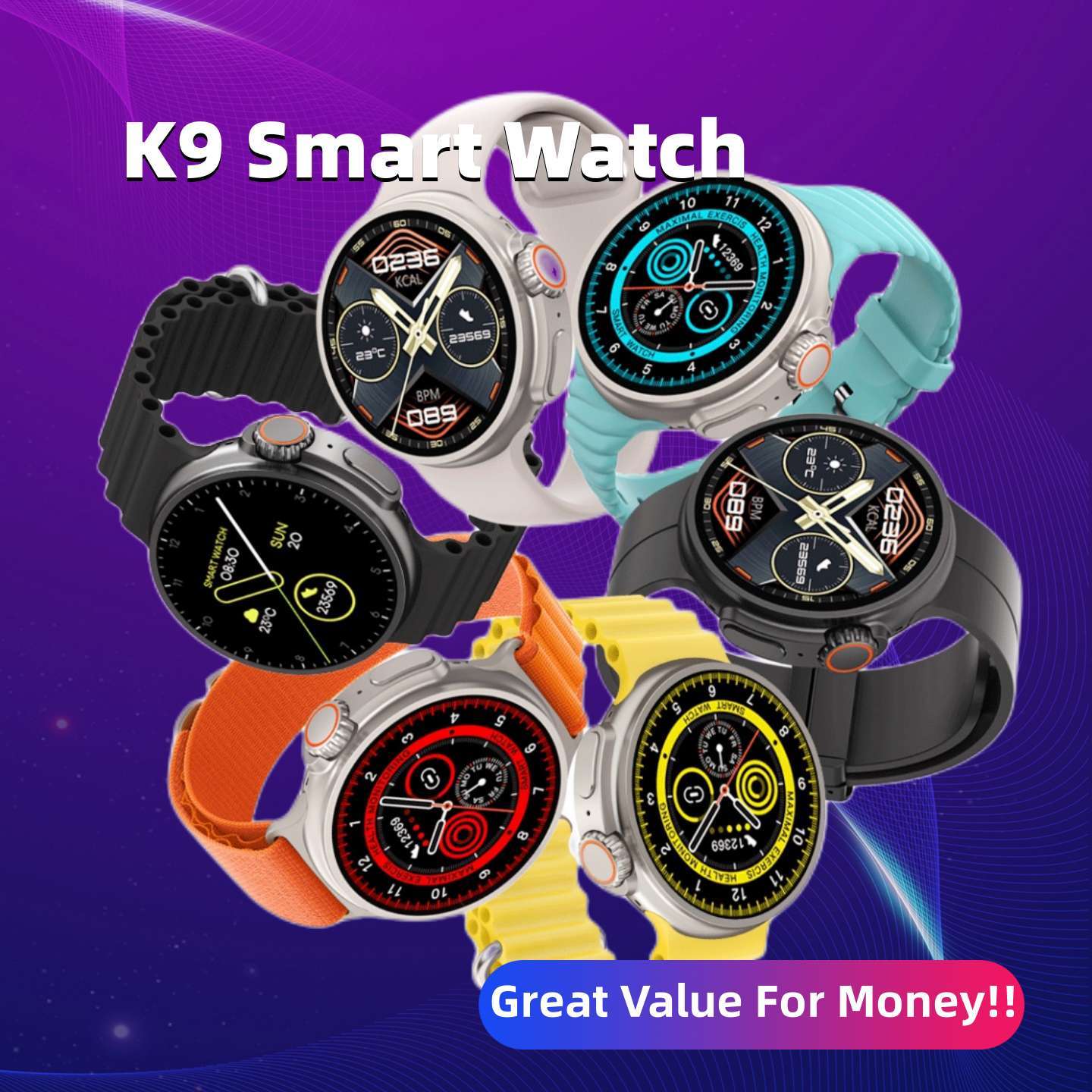 K099 Smart Pro smartwatch with NFC Payment by Muscle Gain Cy - Muscle Gain Cy eStore