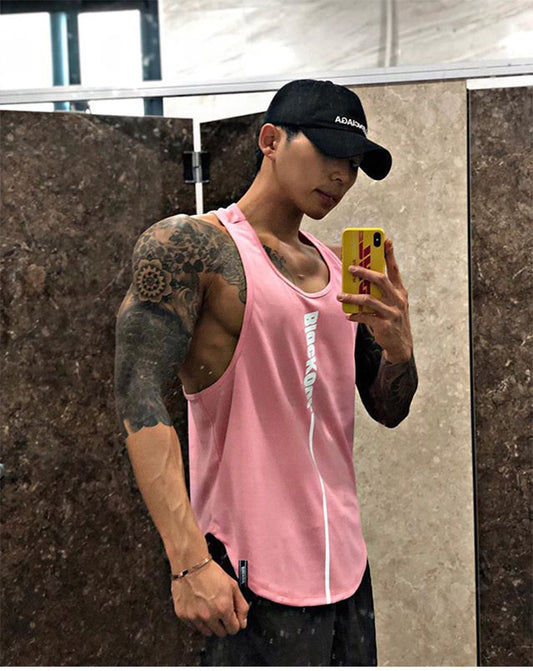 Men Athletic Muscle Shirt Sleeveless Gym Tank Top - Muscle Gain Cy eStore