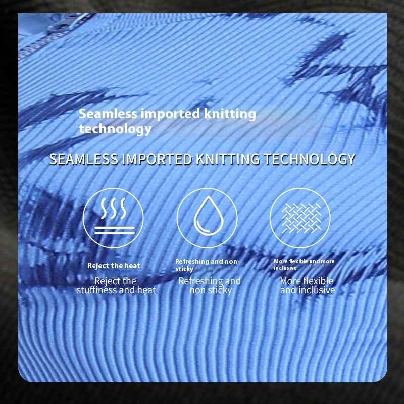 Blue Tie-Dye One-Piece Yoga Outfit with Front Zipper - Muscle Gain Cy eStore