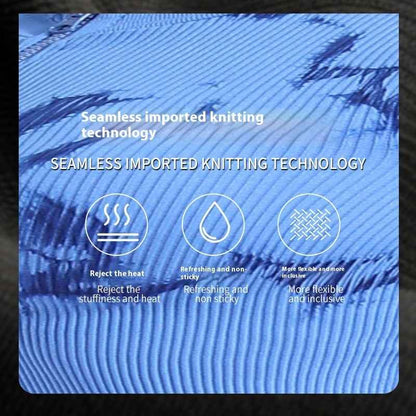 Blue Tie-Dye One-Piece Yoga Outfit with Front Zipper - Muscle Gain Cy eStore